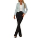 thumbnail image 2 of BLAZER DE TWEED CHIC PARA MUJERES CON CUELLO ALTO, CORTO Y ABIERTO, TAMAÑO S, AZUL CLARO, 2 of 6