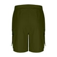 thumbnail image 6 of Men's Cargo Jogger Shorts - Drawstring Work Shorts with Multi-Pockets | Summer Athletic Sweat Shorts, 6 of 7