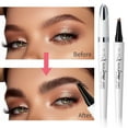 thumbnail image 4 of Microblading Eyebrow Pen,3D Waterproof Magic Eyebrow Pencil,4-Tip Eyebrow Pencil, Natural Makeup Long-Lasting Fine Stroke Magic Eyebrow Pencil, Black, 4 of 9