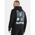 thumbnail image 3 of Nightmare Before Christmas Men's and Big Men's Front Back Graphic Hoodie, Sizes XS-3XL, 3 of 5