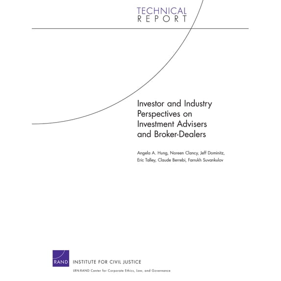 Pre-Owned Investor and Industry Perspectives on Investment Advisers and Broker-dealers, (Paperback)