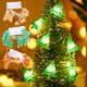 thumbnail image 1 of Guirnalda de Luces Led Navideñas con Muñeco de Nieve, Campanas, Árbol, Caja de Regalo, Verde, 300 Cm | Ambiente Festivo para Interiores y Exteriores, Luz Cálida Color Cobre (3 Pilas Aa No Incluidas), 1 of 6
