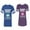 Men Royal / Women Purple, variant on Dady Mama Shark Matching Couple Cotton Jerseys (Men Royal / Women Black) (Men S / Women S)