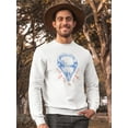 thumbnail image 2 of Buffalo Head Design  Sweatshirt Men -Image by Shutterstock, Male XX-Large, 2 of 4
