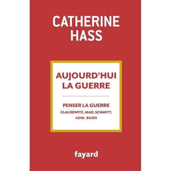 Aujourd'hui la guerre, (Paperback)