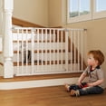 thumbnail image 4 of Fenbeli 30"-50" Baby Gates for Doorway, Auto Close Pet Gate, Gifts for Mom, Easy Install Pressure Mounted Dog Door, White, 4 of 10