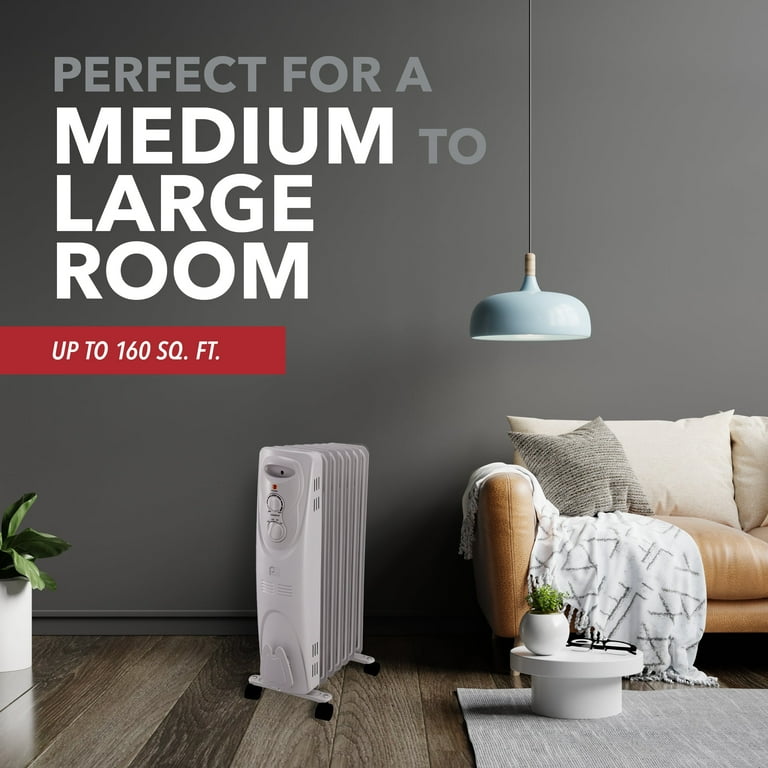 Perfect Aire 5120 Btu/h 160 sq ft Oil Filled Electric Heater