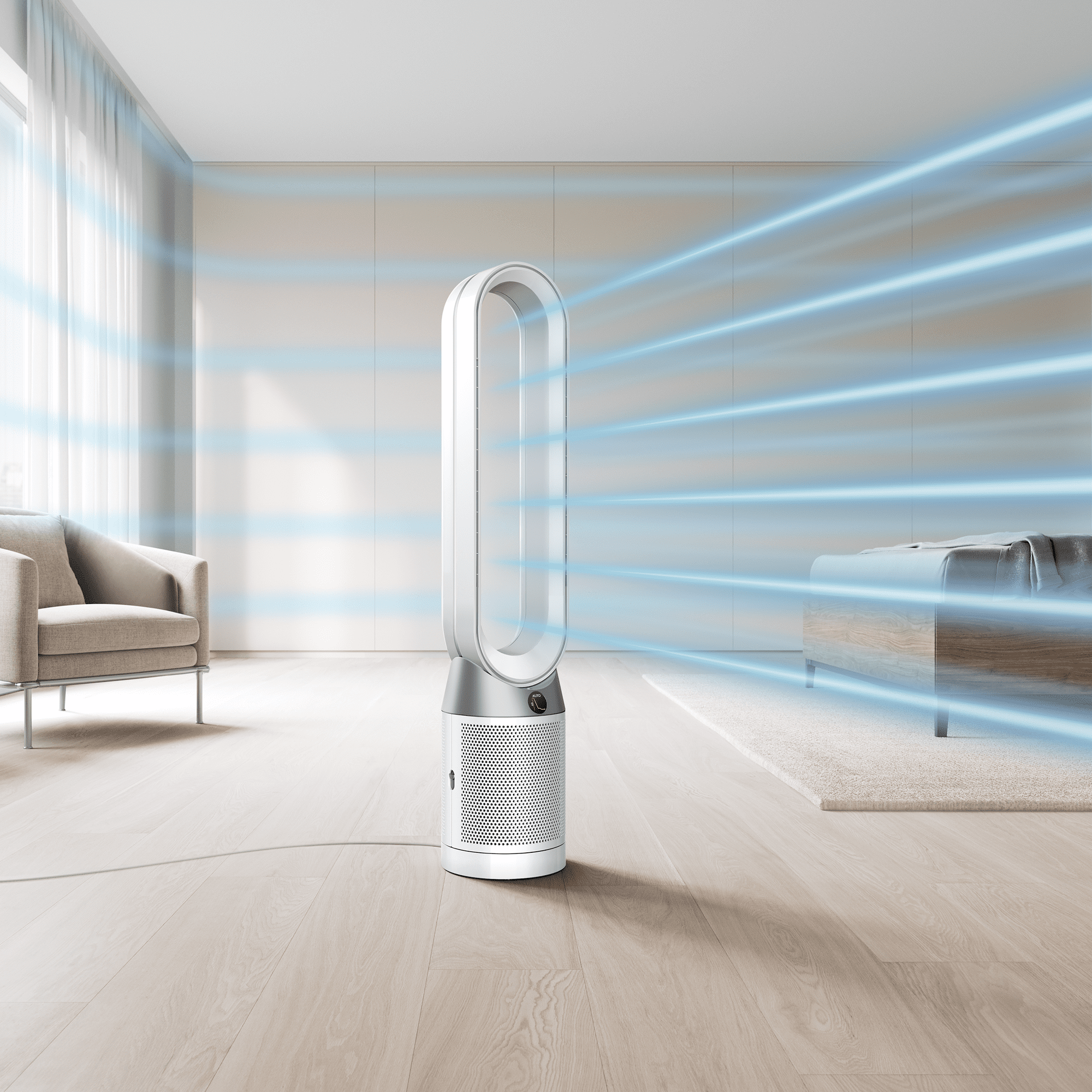 Dyson Purifier Cool Tower Fan TP7C White/Silver HEPA Activated Carbon Filter