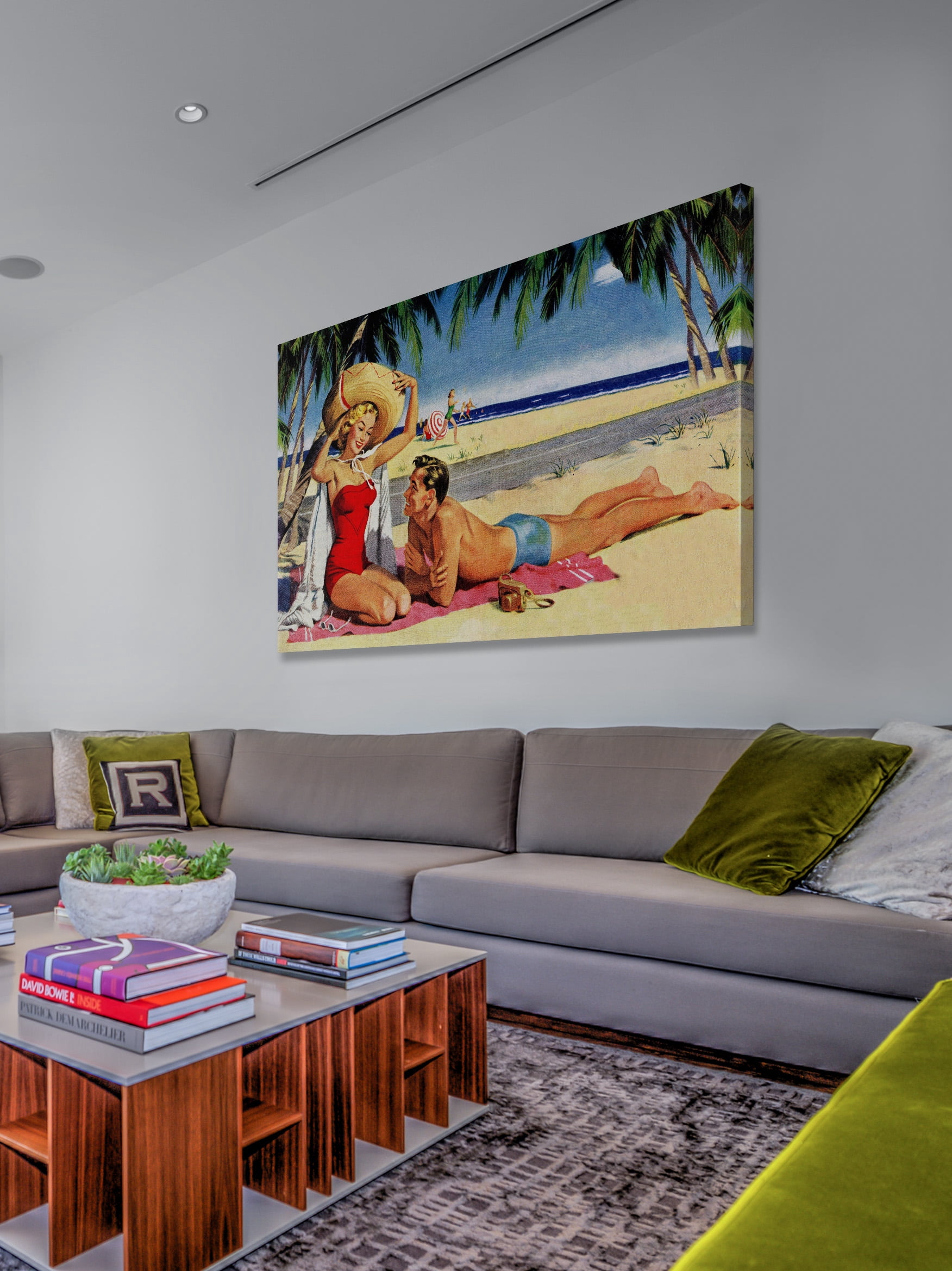"Sun Protection" Painting Print on Wrapped Canvas