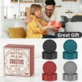 thumbnail image 6 of HFHOME Coasters for Drinks 6 Pack Silicone Coasters Set with Holder, Drink Coaster for Coffee Table, Table Cup Mat Desk Coaster for Drinks, Bar Coasters for Home Decor Tabletop Protection Gift -Black, 6 of 9