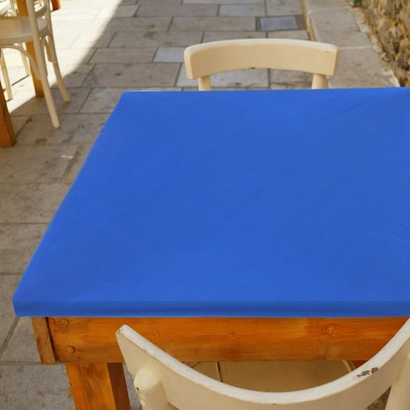 WEUVEB Square Fitted Tablecloth Polyester Table Cover Protector Modern Design 1 Set for Dining Table