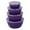 A-Purple, variant on Zauma Silicone Lunch Box,Meal Prep Containers,Mixing Bowls with Lids Set,Portable Thermal Insulation Food Container