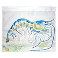 thumbnail image 2 of Betsy Drake TP753 24 x 30 in. Blue Shrimp Wall Hanging, 2 of 2