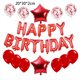 thumbnail image 2 of Juego de decoración de globos de feliz cumpleaños, globos con letras de aluminio, pancarta, globos de estrellas con lentejuelas para decoración de fiesta, 2 of 5