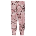 thumbnail image 5 of GrmtClth Relaxed Fit Breathable Realtree Branch Print Jogger Sleep Trousers for Men Drawstring Waist Soft Indoor Lounge Pants Pink L, 5 of 6