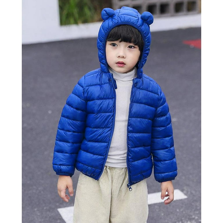 Cathalem Big Kid Outerwear Toddler Coats Bubble Coat Kids Outdoor Grils Kids Hooded Coat Windproof Boys Warm Jacket Boys Coat jacket Weight Jacket