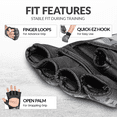 thumbnail image 3 of WYOX MMA Gloves for Men & Women, Open Palm Sparring Gloves with Wrist Support, Grappling Gloves for Kickboxing, Muay Thai & Boxing Training, 3 of 9