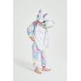 thumbnail image 3 of Combinaisons de Nuit pour Enfants à Capuche en Flanelle - Pyjama une Pièce pour Garçons et Filles, Vêtement de Nuit, Robe de Chambre pour Enfant, 4-8 Ans, 3 of 8