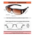thumbnail image 4 of Gafas de sol KANASTAL para usar sobre lentes para hombre y mujer, polarizadas UV400, 4 of 6