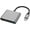 Grey, variant on KOMI USB C to HDMI Adapter, Type C to HDMI 4K, USB 3.0 Port, USB C Charging Port Converter Adapter Compatible with MacBook, iPad Pro, Surface (Silver)