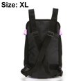 thumbnail image 2 of Mochila para transportar mascotas, mochila ajustable para transportar perros y gatos, bolsa de viaje, con las piernas afuera, apta para viajar, caminar, acampar, para perros pequeñ, 2 of 5