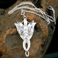 thumbnail image 2 of Necklace- Natural Zircon Lord Of The Rings(color: Silver), 2 of 3
