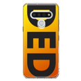 thumbnail image 1 of MUNDAZE LG Stylo 6 Shockproof Clear Hybrid Protective Phone Case Orange Yellow Clear Funny Text Quote Ded Cover, 1 of 6