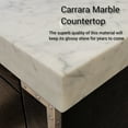 thumbnail image 2 of Harbor 36 in W x 22 in D Brown Oak Single Bath Vanity and Carrara Marble Top, 2 of 7
