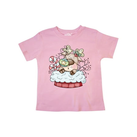 

Inktastic Christmas Chimney Reindeer Gift Toddler Boy or Toddler Girl T-Shirt