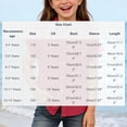 thumbnail image 3 of UACY Girls Casual Cotton Linen Button Down Short Sleeve Shirts Solid Summer Beach Blouses Tops with Pocket (Blackish Green, 12-13 Years), 3 of 7