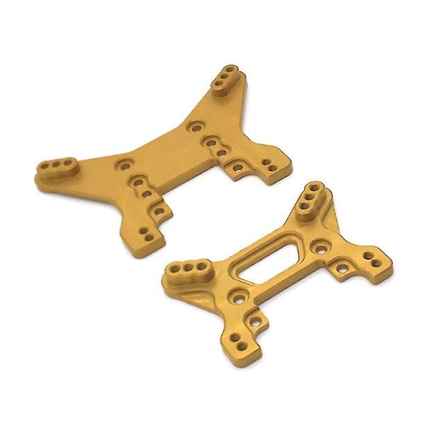 Torre de choque delantera y trasera de metal de 2 piezas para coche Wltoys 104001 1/10 Rc, 4
