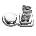 thumbnail image 2 of Soporte para cabezal de ducha Soporte para rociador de ducha ajustable Soporte para cabezal de ducha montado en la pared sin clavos, plateado Yuarrent HA000096-01B, 2 of 6