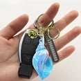 thumbnail image 4 of Floleo Cute Conch Keychain, Sparkly Rhinestone Key Ring, Decorative Backpack Pendant, Stylish Car Key Holder, Unique Gift for All Occasions - Durable & Lightweight, 4 of 4