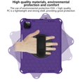 thumbnail image 5 of SaniMore for iPad 10th Generation 10.9" 2022 Case with 360° Rotatable Hand Strap, EVA & PC Case with Pencil Holder & Shoulder Strap Multi-Angle Kickstand Shockproof Protective Case, Purple+Black, 5 of 7