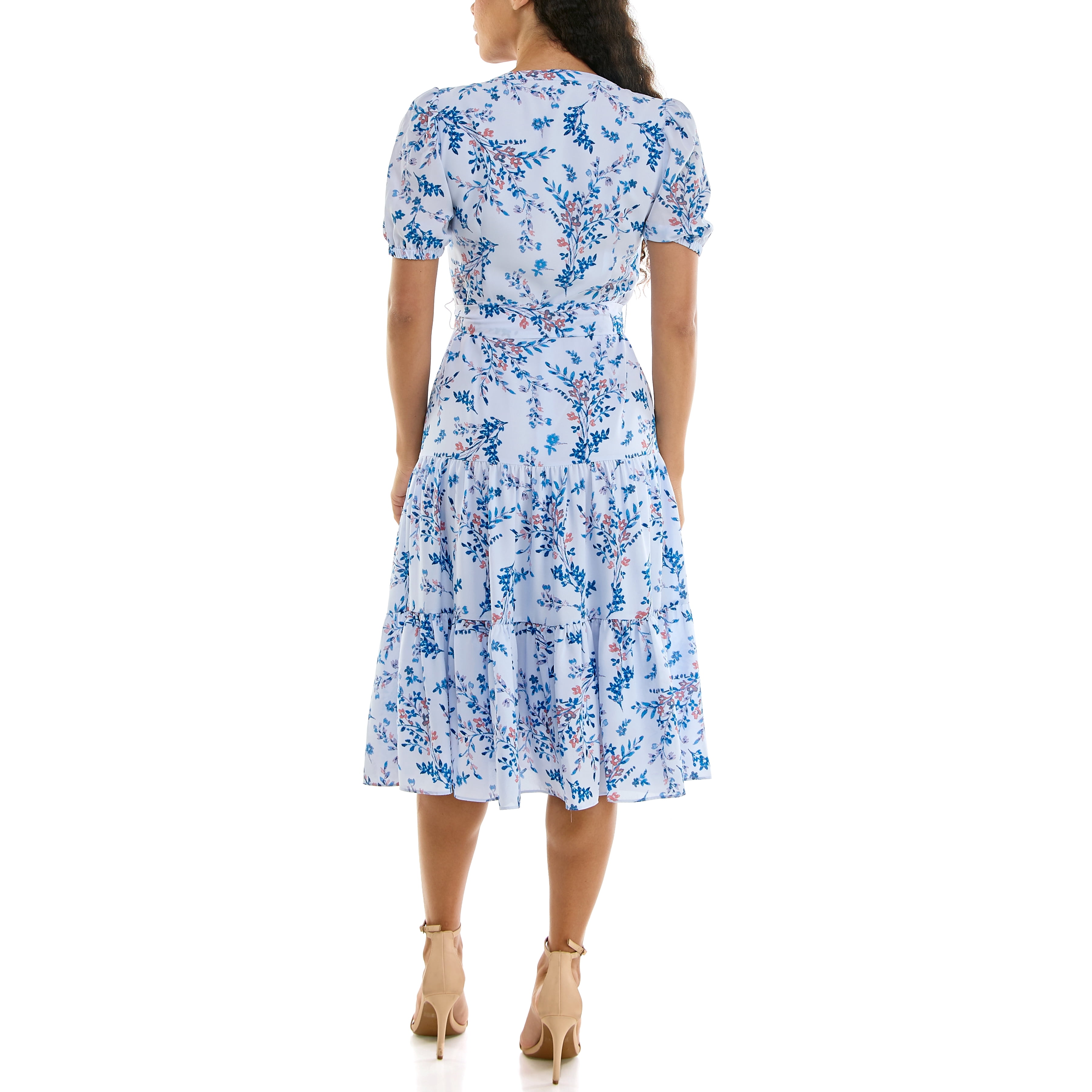 Nanette Lepore Women's Puff Sleeve Lace Midi Dress, Sizes XS-XXXL