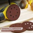 thumbnail image 5 of Discos de lijado de 125 mm/5 pulgadas para lijadora orbital, respaldo de velcro de cambio rápido, almohadillas de lijado de superficie sólida con grano de óxido de aluminio, juego de aplicaciones, 5 of 5