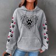 thumbnail image 2 of Enjoytime Long Sleeve Tops for Woman Oversized Cute Printed Loose Fit Sweatshirts Drawstring Hooded Pockets Casual Women Hoodie Tops, 2 of 4