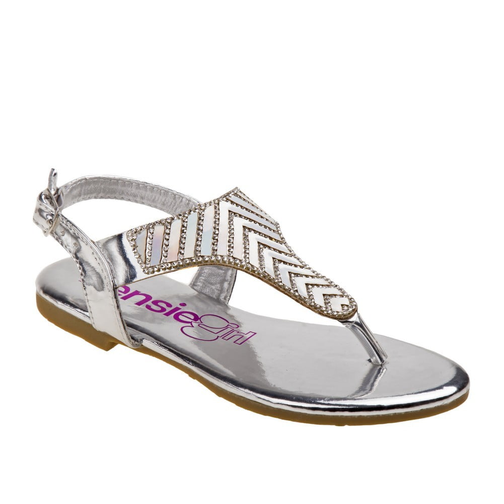 silver stone sandals