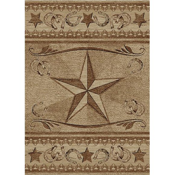Mayberry Rug AD9621 5X8 5 ft. 3 in. x 7 ft. 3 in. American Destination Abilene Area Rug, Antique