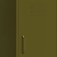 thumbnail image 5 of vidaXL Armoire de Rangement Vert Olive 42,5x35x101,5 cm Acier, 5 of 5