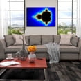 thumbnail image 2 of Backlund "Mandelbrot III" Canvas Print, 2 of 5