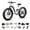 White, variant on PUCKIPUPPY 26" Electric Bikes for Adults 960W Peak Step Through E-Bikes up to 80Miles Range 48V 20AH Battery Full Suspension Ebike 28 mph Max Speed Fat Tire E-Mountain Bike 7 Speed, UL2849 by SGS
