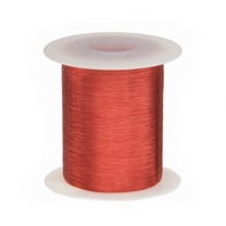 Remington Industries 42 AWG Magnet Wire, 155C Enameled Copper Wire, 2 oz, Red