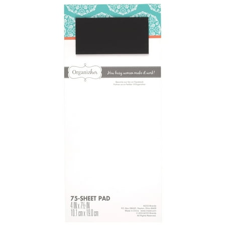 Mead® Organizher® To-Do Notepad, 9" x 4"(57065)