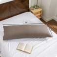 thumbnail image 7 of Bare Home Body Pillowcase - Envelope Closure - Ultra Soft - Double Brushed - Taupe, 7 of 7