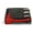 Gold, variant on Waterproof PU Leather Toiletry Cosmetic Bag Thin Red Firefighter Line Axe Flag Portable Travel Makeup Organizer Bag for Women Gold