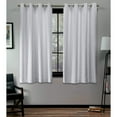 thumbnail image 1 of Exclusive Home Kilberry Panneau de Rideau Occultant Tissé à Illets, 52"x63 Pouces, Hiver, 1 of 4