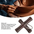 thumbnail image 3 of Steel Wire Cutter, Portable Non Slip Handling Multiple Purposes Mud Cutter Stainless Steel Wire Wooden Handle  for Kitchen, 3 of 7