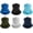 Multicolor Dark 6, variant on 6 Pack Neck Gaiter Bandana Face Mask: Cooling Gator Mask Face Cover Neck Scarf Balaclava