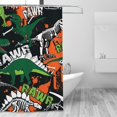 thumbnail image 4 of Sigee Dinosaur Skeleton for Waterproof Fabric Shower Curtain 72" W x 72" H for Bathroom Shower Curtain, 4 of 5